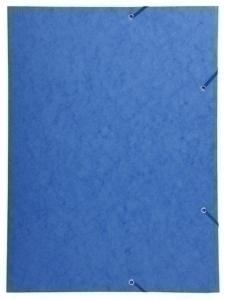 CARPETA C/GOMAS SOLAPAS EXACOMPTA CARTON A3 AZUL /59507E