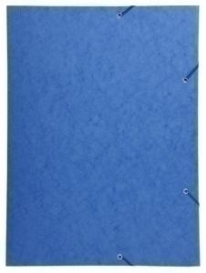 CARPETA de GOMAS y SOLAPAS EXACOMPTA CARTON A3 AZUL
