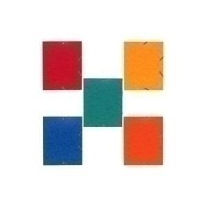 CARPETA de GOMAS y SOLAPAS EXACOMPTA CARTON A5 SURTIDO (5 col.)