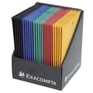 CARPETA de GOMAS y SOLAPAS EXACOMPTA SCOTTEN CARTON POCKET 12x16 SURTIDO (5 col.)