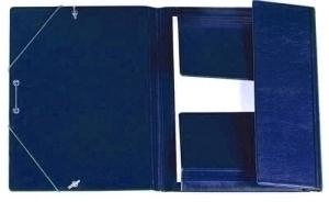 CARPETA C/GOMAS SOLAPAS IBERPLAS PVC 4º AZUL /341CS-01