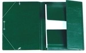 CARPETA C/GOMAS SOLAPAS IBERPLAS PVC 4º VERDE /341CS-03