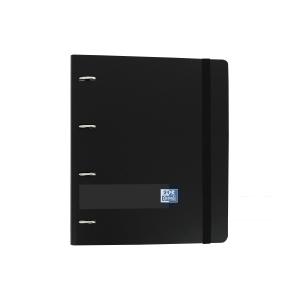 CARPEBLOC OXFORD SCHOOL EUROPEANBINDER LIVE&GO POLYFOAM A4+ 4 an.MIXTAS 35mm con RECAMBIO 100 hj. CUADRIC.5x5 NEGRO