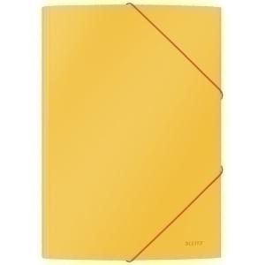 CARPETA de GOMAS y SOLAPAS LEITZ COSY CARTON A4 AMARILLO