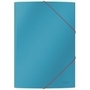 CARPETA C/GOMAS SOLAPAS LEITZ COSY CARTON A4 AZUL /30020061