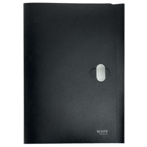 CARPETA C/GOMAS SOLAPAS LEITZ RECYCLE PP A4 NEGRO /46220095