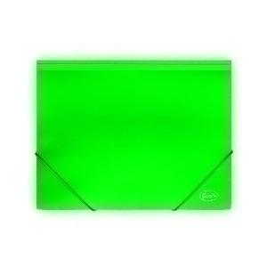CARPETA de GOMAS y SOLAPAS FOROFIS PP A4 VERDE