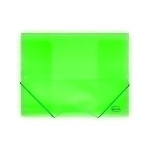 CARPETA de GOMAS y SOLAPAS FOROFIS PP A4 TRASLUCIDO VERDE