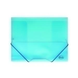 CARPETA de GOMAS y SOLAPAS FOROFIS PP A4 TRASLUCIDO AZUL