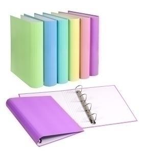 CARPETA de ANILLAS CARCHIVO SOFT CARTON PLASTIFICADO BRILLO A4 4 an.MIXTA 40mm SURTIDO (6 col.)