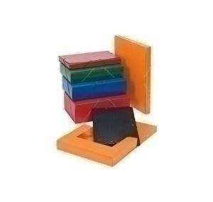 CARPETA de PROYECTOS CARCHIVO CARTON PINTADO A3 GOMAS 3 cm AMARILLO