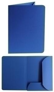 SUBCARPETA GIO 2 SOLAPAS 320g A4 AZUL PAQUETE de 25 (32811)