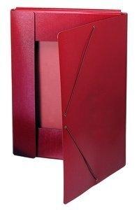 CARPETA de DIBUJO CARCHIVO CARTON PINTADO GOMAS y SOLAPAS A3 CUERO