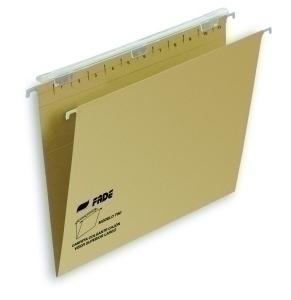 CARPETA COLGANTE FADE cart.TIKI visor PANORAMICO V KRAFT ECO 220g Fº PROLONGADO PAQUETE de 25 (43800/T30090)