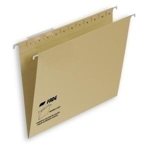 CARPETA COLGANTE FADE cart.KIO visor SUPERIOR V KRAFT ECO 220g Fº PAQUETE de 50 (42300/K20090)