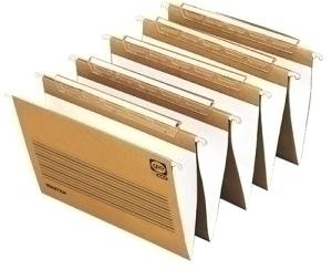 CARPETA COLGANTE GIO cart.MASTER visor PANORAMICO V BICOLOR 240g Fº PROLONGADO PAQUETE de 25 (43700/T30020)