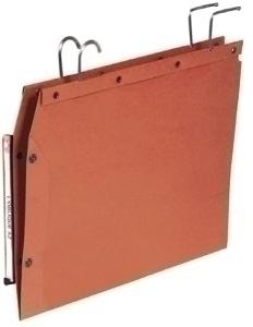 CARPETA COLGANTE ELBA cart.TUB D con GANCHOS visor LATERAL V KRAFT NARANJA 240g 250x350mm PAQUETE de 25 (50700/SP0020)