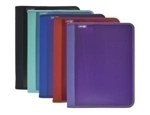 CARPETA PORTADOCUMENTOS OFFICE BOX ZIPPER SUPRA con CREMALLERA 360x280mm 4 anillas 25mm