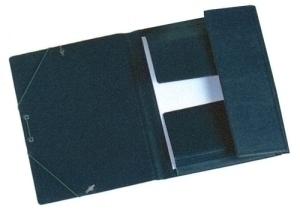 CARPETA de GOMAS y SOLAPAS IBERPLAS PVC Fº PROLONG. AZUL