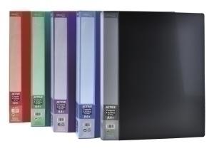 CARPETA de ANILLAS OFFICE BOX PP TWILL SUPRA A4 4 an.16mm 5 col.surt.