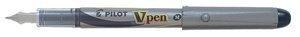 PLUMA PILOT V-PEN SILVER tinta NEGRA