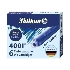 TINTA ESTILOGR. PELIKAN CAJA 6 CARTUCHOS TP/6 AZUL REAL /301176