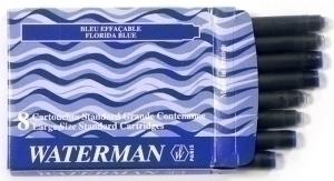 TINTA ESTILOGRAFICA WATERMAN CAJA 8 CARTUCHOS AZUL FLORIDA