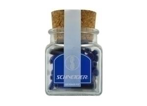 TINTA ESTILOGR. SCHNEIDER FRASCO 30 CARTUCHOS AZUL /10601099