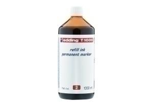 TINTA ROTULADOR EDDING FRASCO 1 litro T1000 ROJO