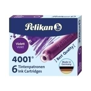 TINTA ESTILOGR. PELIKAN CAJA 6 CARTUCHOS TP/6 VIOLETA /301697