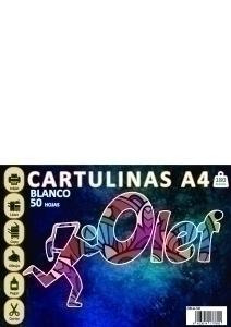 CARTULINA A4 OLEF 180G BLANCO P/50 /CBLA-50