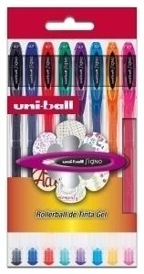 ROLLER GEL UNI-BALL SIGNO NOBLE METAL 0,8 ESTU/8 /182634334