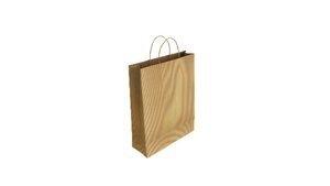 BOLSA PAPEL KRAFT VERJURADO 24x32 RECI P/50