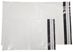 BOLSA COURIER PLASTICO 70% RECICLADO SIN IMPRIMIR 350x450 mm PAQUETE de 100