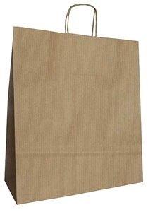 BOLSA de PAPEL ANDINA KRAFT LISO 32x40x14 cm CRUDO/NATURAL PAQUETE de 50