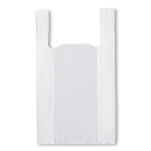 BOLSA CAMISETA BLANCA NORMATIVA UNE 35x50 cm PAQUETE de 100 (GALGA 200)