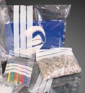BOLSA AUTO-CIERRE MINIGRIP con FRANJAS 120x180 mm PAQUETE de 100
