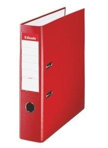 ARCHIVADOR palanca ESSELTE PLASTICO FORRADO con RADO Fº 75mm ROJO