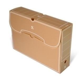 CAJA ARCHIVO DEFINITIVO PP GRAFOPLAS Fº 95mm MARRON
