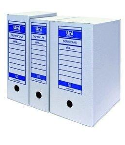 CAJA ARCHIVO DEFINITIVO UNISYSTEM DEFINICLAS CARTON Fº PROLONGADO