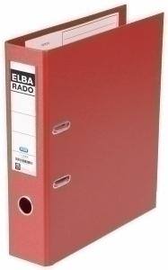 ARCHIVADOR palanca ELBA FORRADO PVC RADO PLAST A4 80mm ROJO (1049703)
