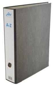 ARCHIVADOR palanca OLEF CARTON JASPEADO NEGRO A4 75mm
