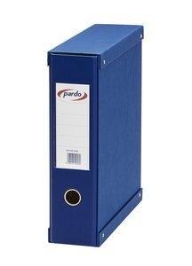 ARCHIVADOR palanca PARDO FORRADO PVC A4 con CAJA 70mm AZUL