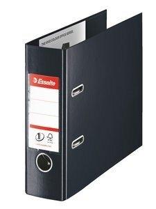 ARCHIVADOR palanca ESSELTE PLASTICO ENCOLADO con RADO A5 PROLONGADO 75mm NEGRO (46080)
