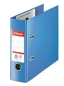 ARCHIVADOR palanca ESSELTE PLASTICO ENCOLADO con RADO A5 PROLONGADO 75mm AZUL (46079)