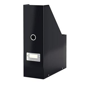 REVISTERO CARTON LEITZ CLICK&STORE forrado A4 100mm PLEGABLE NEGRO