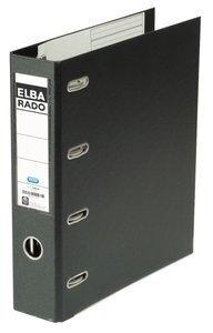 ARCHIVADOR palanca ELBA FORRADO PVC RADO PLAST A4 DOBLE MECANISMO 75mm NEGRO (1049806)