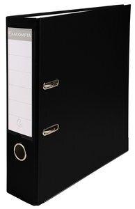 ARCHIVADOR palanca EXACOMPTA FORRADO PP RADO A4 80mm NEGRO