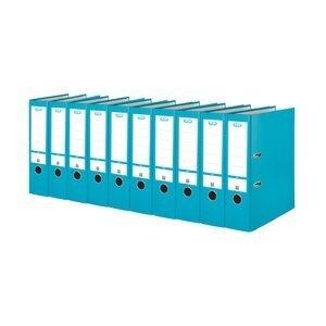 ARCHIVADOR palanca ELBA FORRADO PP RADO TOP A4 80mm AZUL TURQUESA