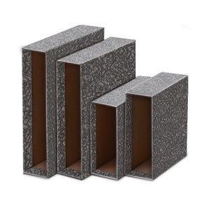 CAJA para ARCHIVADOR UNISYSTEM CLASICO Fº 86mm GRIS